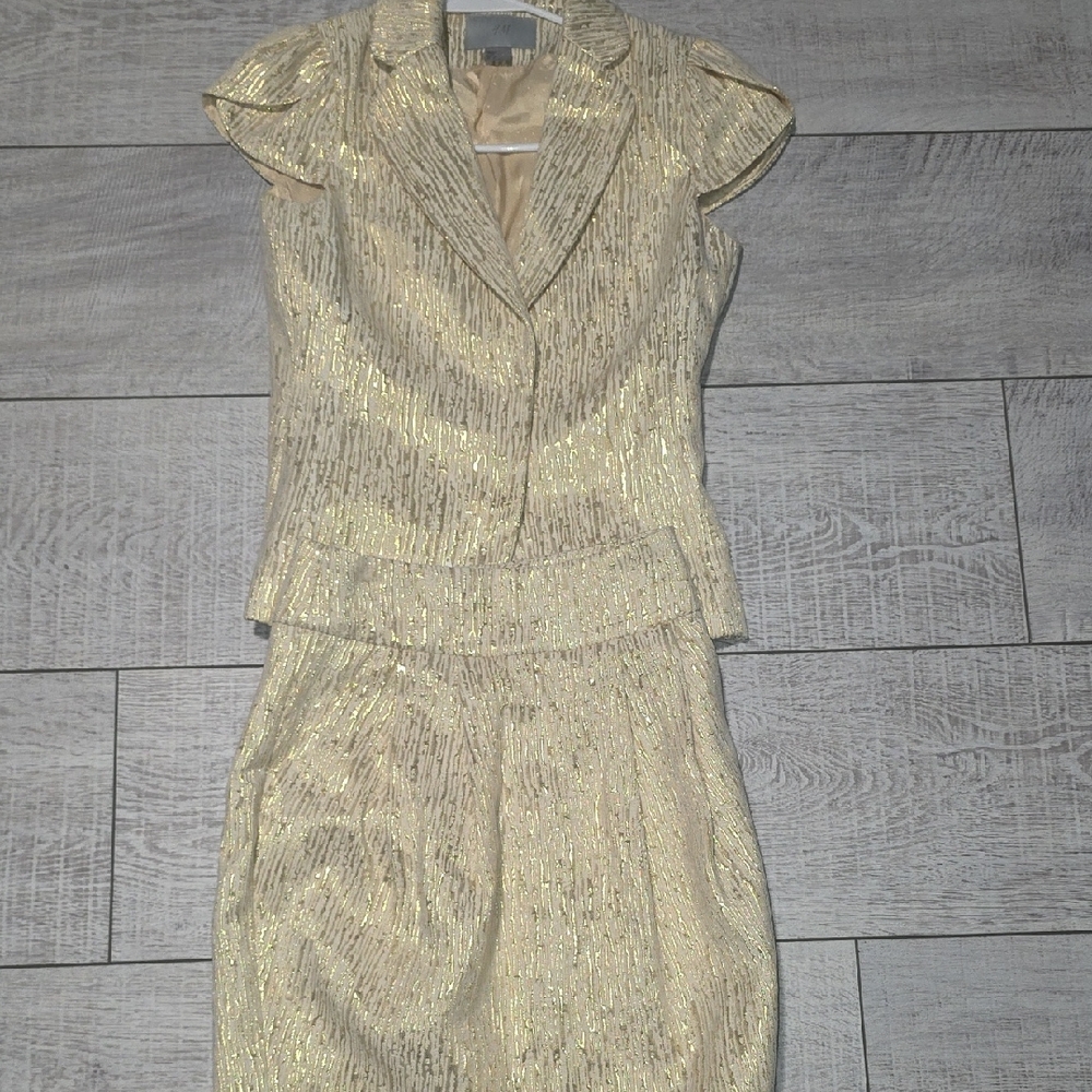 H&M Gold Women's Skirt Set